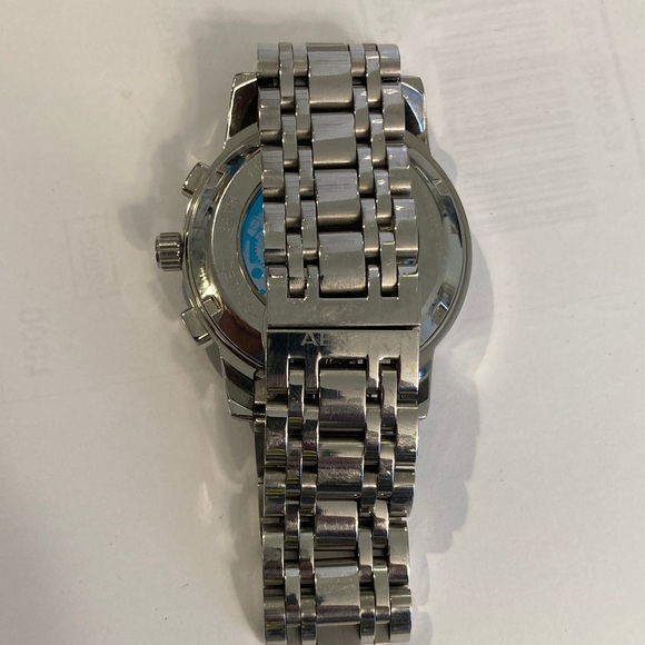 Aesop Automatic 9015G watch, blue gray dial, metal bracelet, see through back - Picture 9 of 12